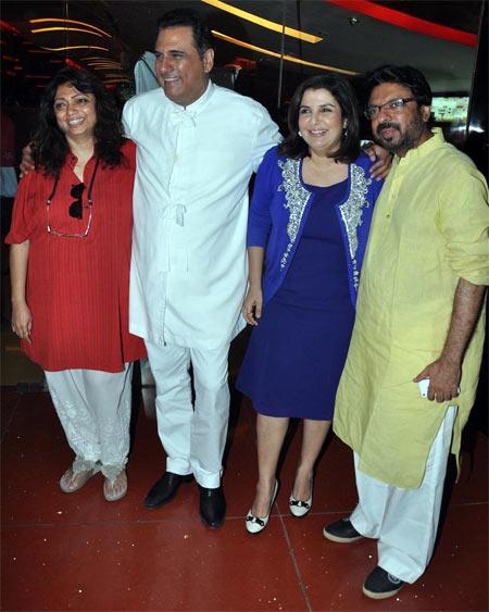 Bela Sehgal Bhansali, Boman Irani, Farah Khan and Sanjay Leela Bhansali