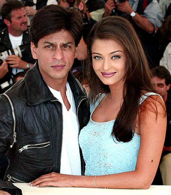 Shah Rukh Khan and Aishwarya Rai Bachchan