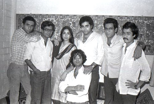 Naseeuddin Shah, Kundan Shah, Neena Gupta, Satish Shah, Om Puri, Ravi Baswani and Binod Pradhan