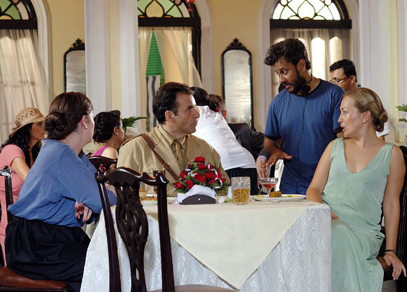 Bedabrata Pain, on the sets of Chittagong