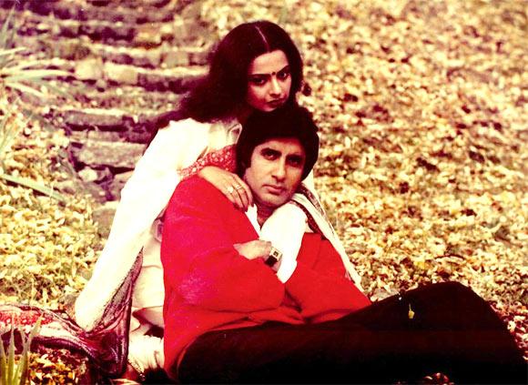 Rekha and Amitabh Bachchan in Silsila