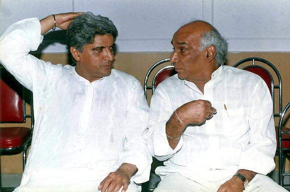 Javed Akhtar and Yash Chopra