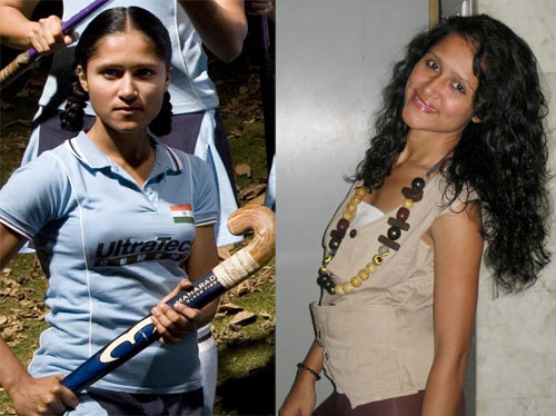 Sandia Furtado in Chak De! India, and now