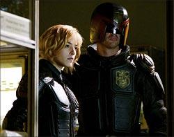 A scene from Dredd 3D