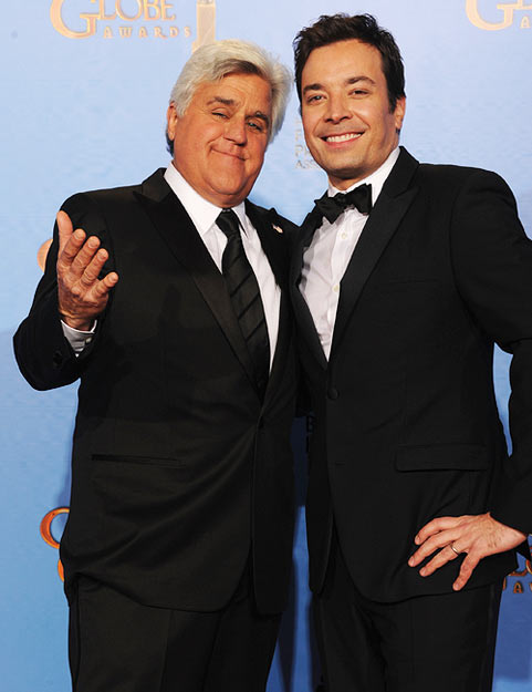 Jay Leno and Jimmy Fallon