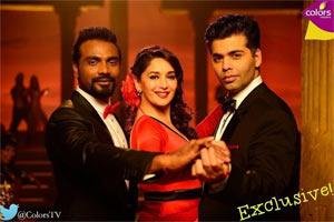 Remo, Madhuri Dixit Nene and Karan Johar