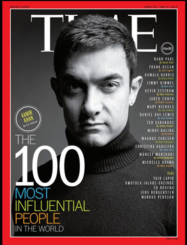 Aamir Khan on the cover of Time magazine