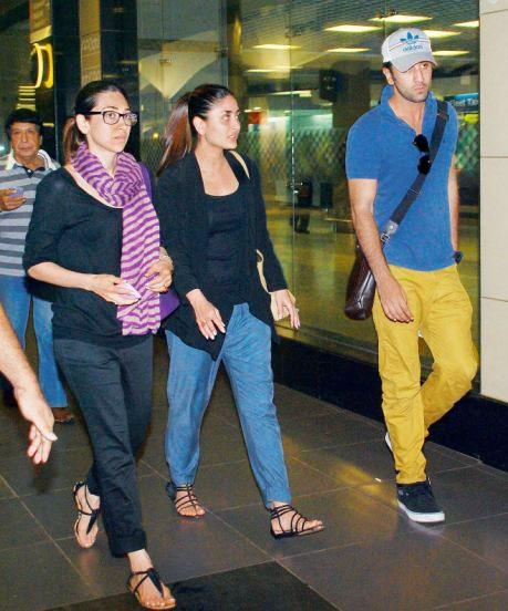 Karisma, Kareena and Ranbir Kapoor