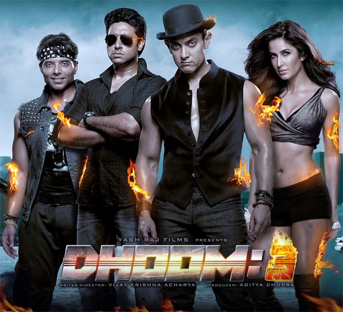 Movie poster of Dhoom 3