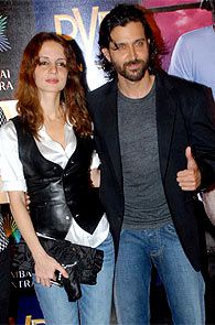 Sussanne and Hrithik Roshan