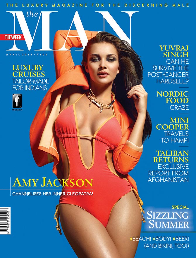 Amy Jackson on The Man cover