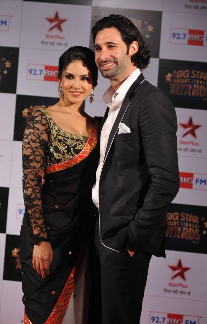 Sunny Leone and Daniel Weber