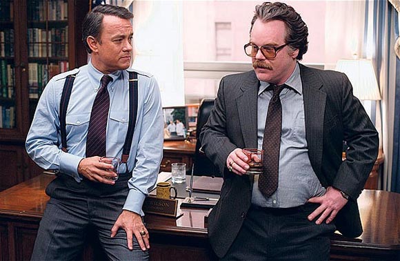 Tom Hanks and Philip Seymour Hoffman in Charlie Wilson's War