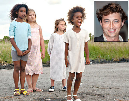 A scene from Beasts Of The Southern Wild, inset Benh Zeitlin