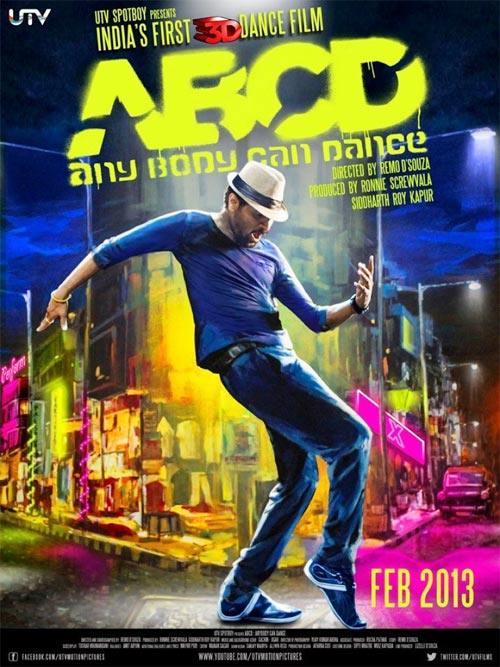 Movie poster of ABCD: Any Body Can Dance