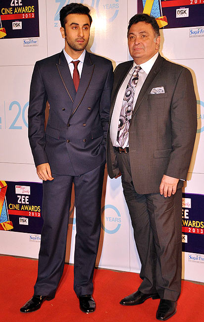 Ranbir and Rishi Kapoor
