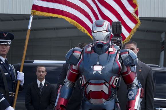 A scene from Iron Man 3