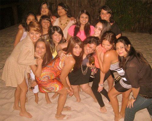 Bipasha Basu with her gang of girls