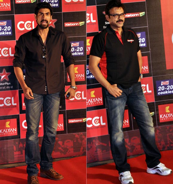 Rana Daggubati and Venkatesh