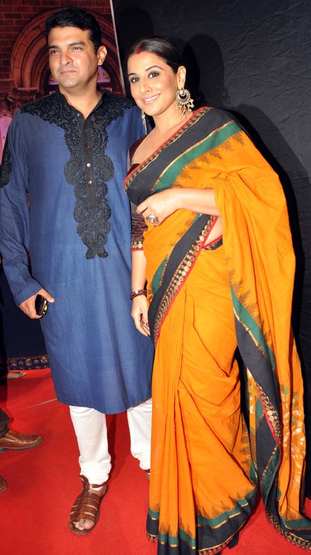 Siddharth Roy Kapur and Vidya Balan