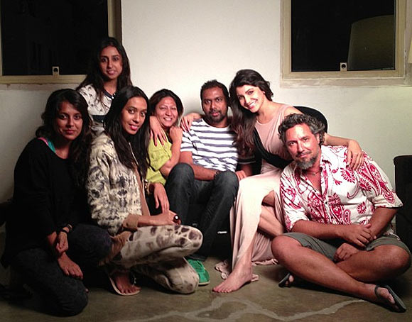 Anushka Sharma with the cast of her new phptoshoot