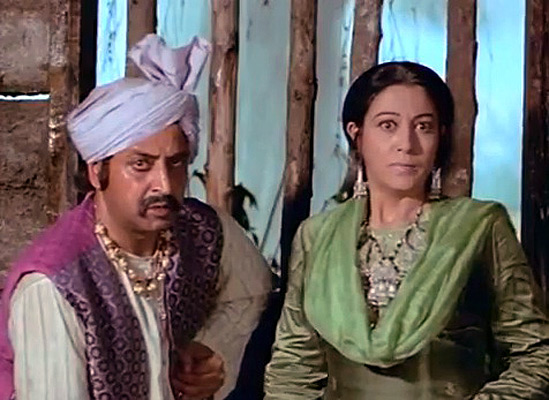 Pran left in Heer Ranjha (1970)