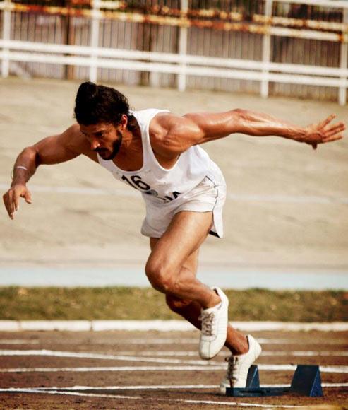 Farhan Akhtar in Bhaag Milkha Bhaag