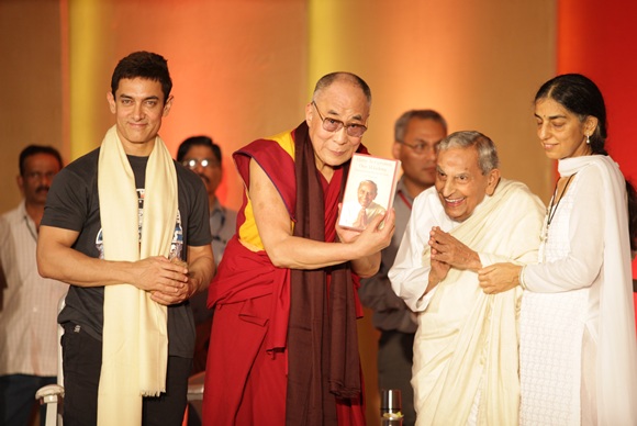 Aamir Khan, the Dalai Lama and J P Vaswani