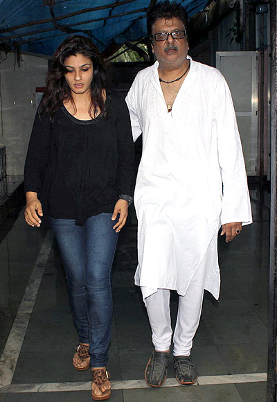 Raveena Tandon and Bobby Raj
