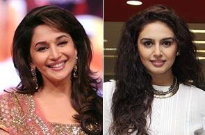 Madhuri Dixit and Huma Qureshi