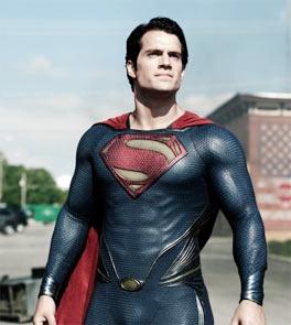 Henry Cavill as Superman in Man Of Steel