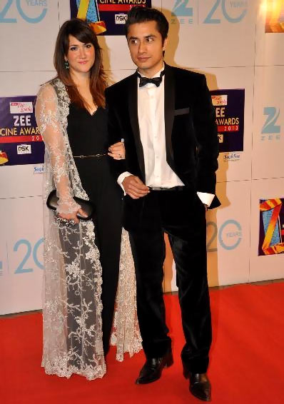 Ali Zafar with wife Ayesha Fazli