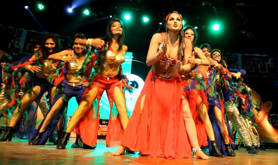 Veena Malik's live performance in Bangalore