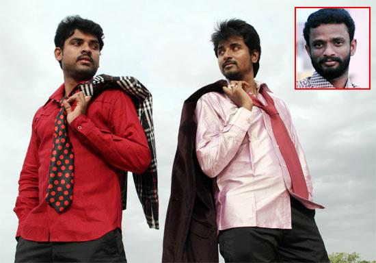 A scene from Kedi Billa Killadi Ranga. Inset: Director Pandiraj