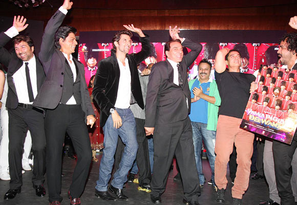 Sunny Deol, Shah Rukh Khan, Hrithik Roshan, Dharmendra and Aamir Khan