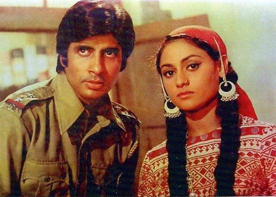 Amitabh and Jaya Bachchan in Zanjeer