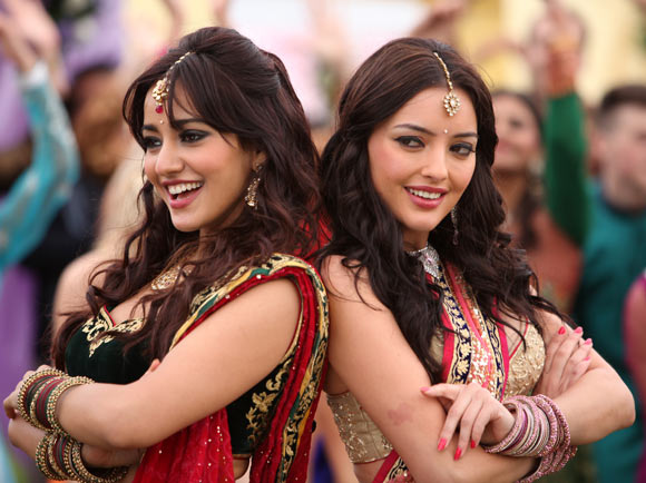Neha Sharma and Kristina Akheeva in Yamla Pagla Deewana 2