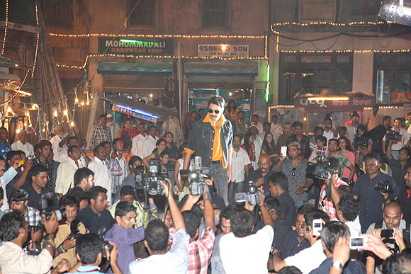 Imran Khan makes his entry during the trailer launch
