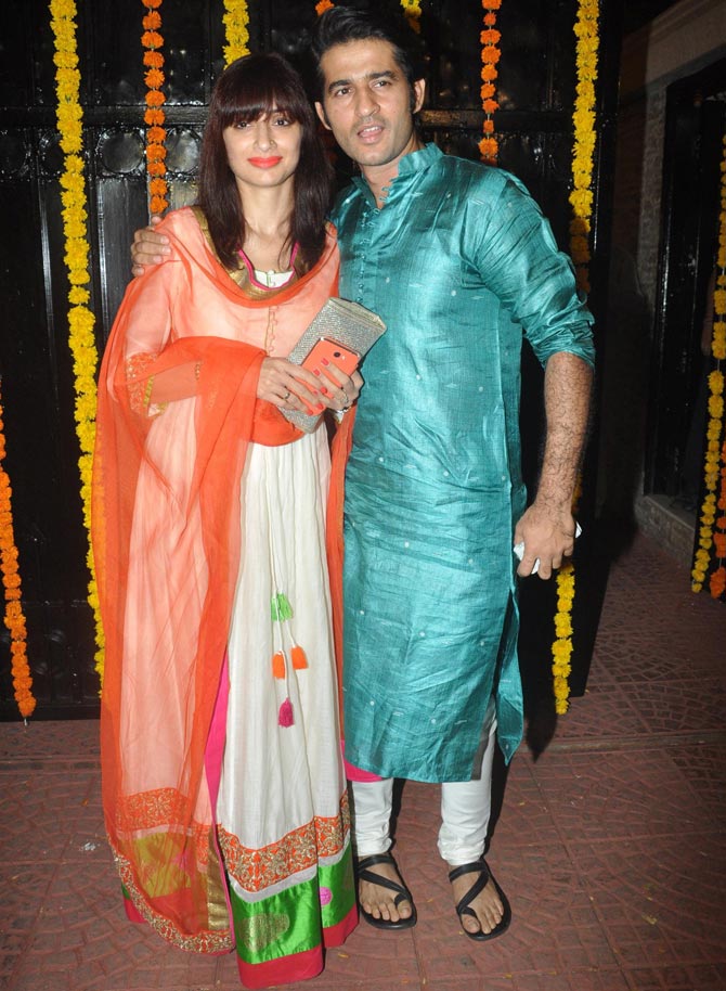 Hiten Tejwani and Gauri Pradhan