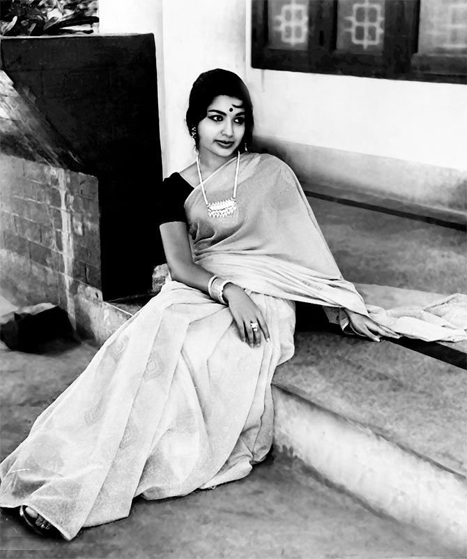 Jayalalitha in the days when she was an actress.