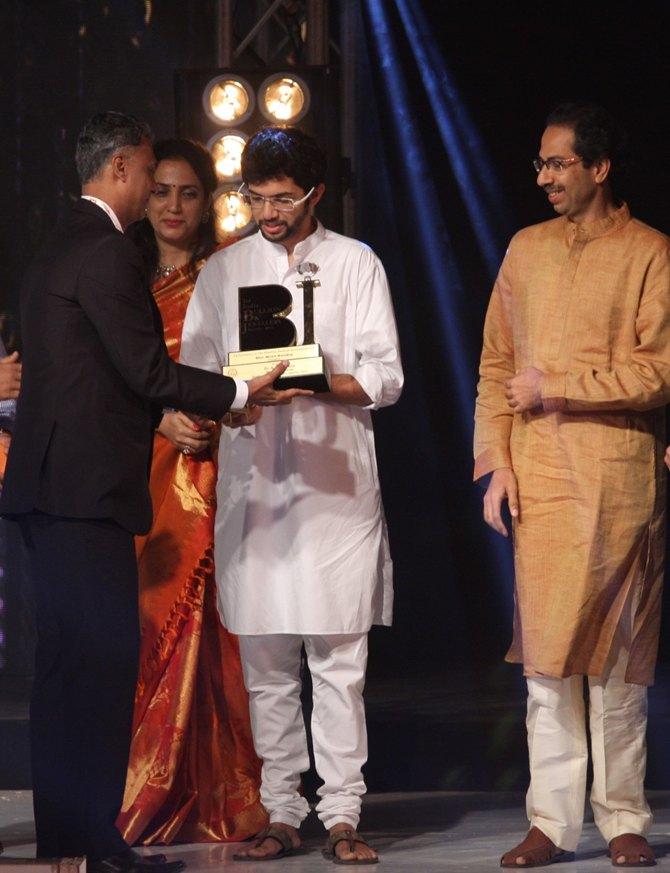 Aditya Thackeray with father Uddhav