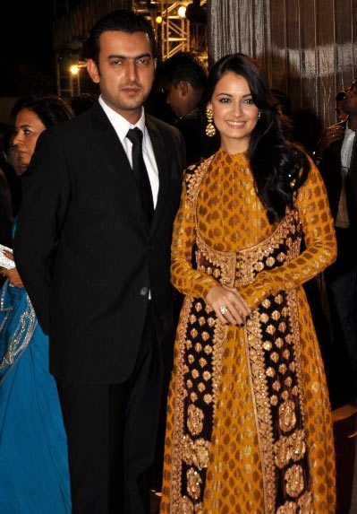 Dia Mirza with Sahil Sangha