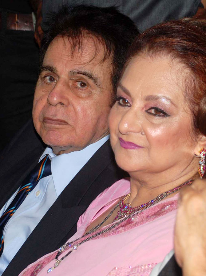 Dilip Kumar and Saira Banu