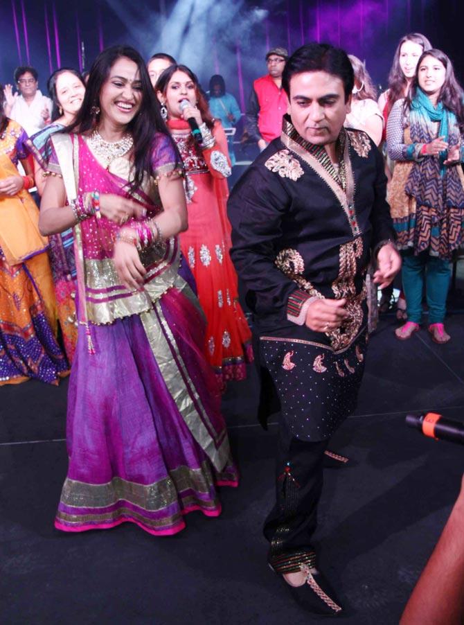 Dilip Joshi and Disha Vakani