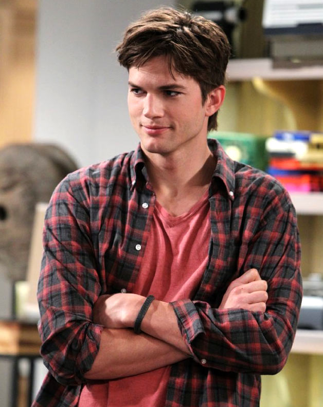 Ashton Kutcher in Two And A Half Men