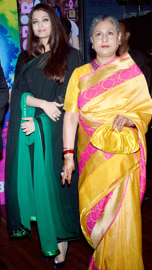 Aishwarya Rai Bachchan and Jaya Bachchan