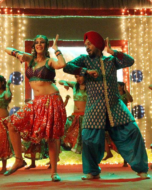 PHOTO: Bigg Boss' Hazel Keech in a Punjabi item song - Rediff.com movies