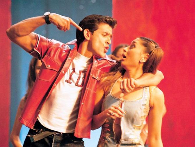 Hrithik Roshan and Kareena Kapoor Khan in Mujhse Dosti Karoge!