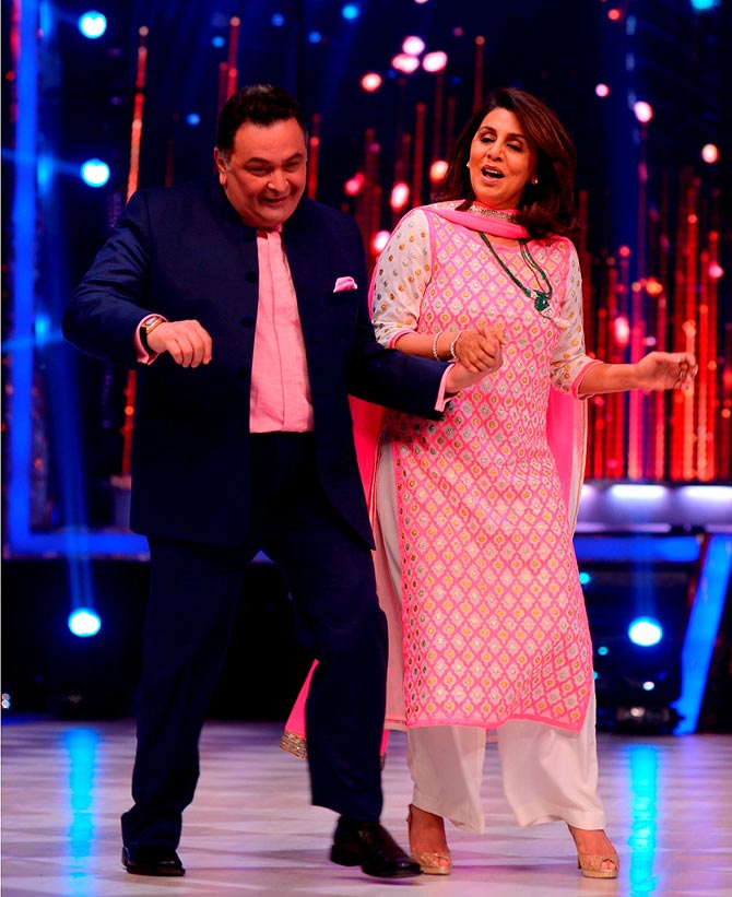 Rishi Kapoor and Neetu Singh