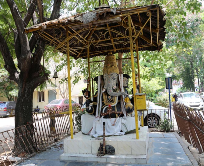 A temple at AVM studio where all the film mahurats are done